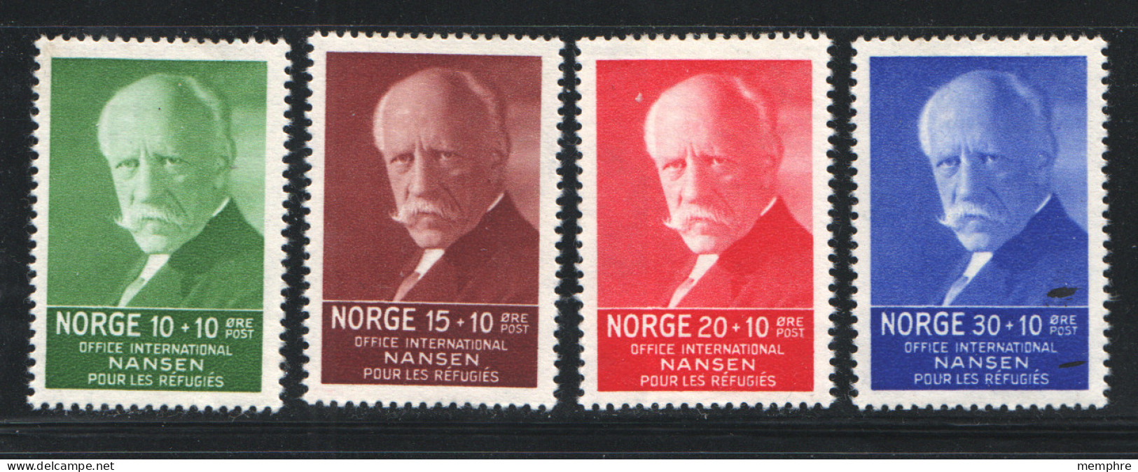 1935  F. Nansen International Nansen Office For Regugees  Sc B5-8 MH  - Unused Stamps