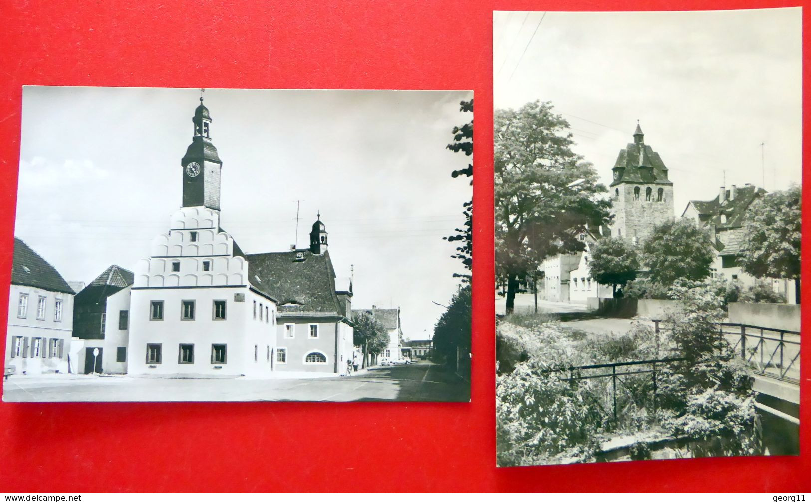 2 X Allstedt - Sangerhausen - Dom - Rathaus - Thomas Müntzer Gedenkstätte - Echt Foto - 1976 - 1977 - Sangerhausen