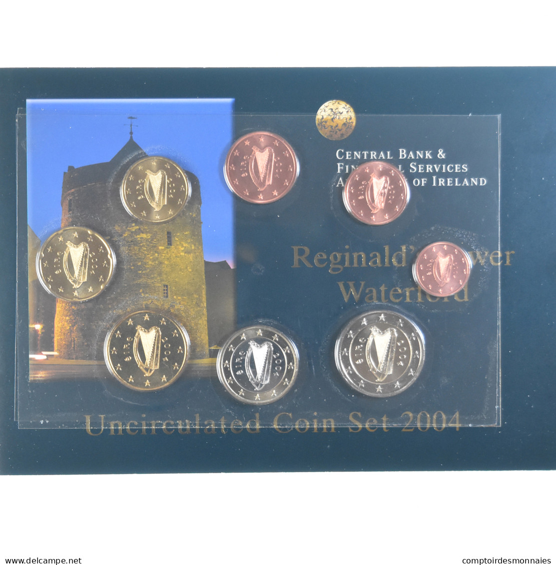 Irlande, Set Euros, 2004, Reginald's Tower Waterford, FDC - Irland