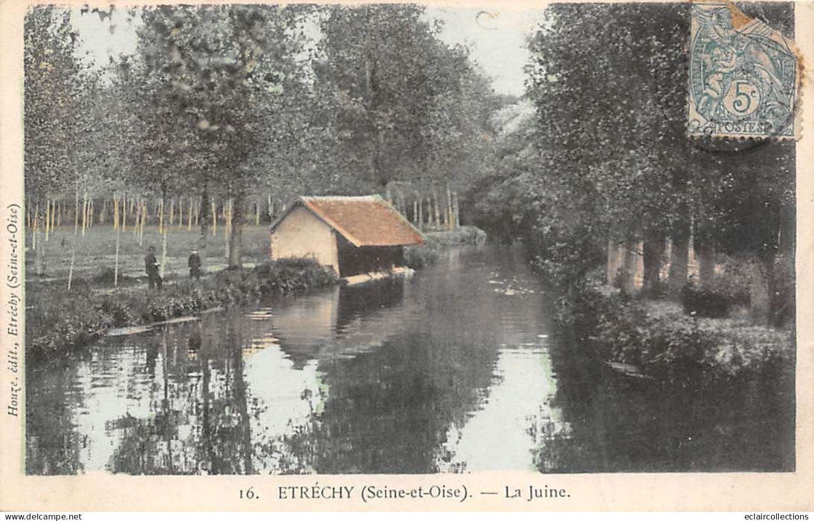 Etréchy          91        La Juine   . Lavoir.        (voir Scan) - Etrechy