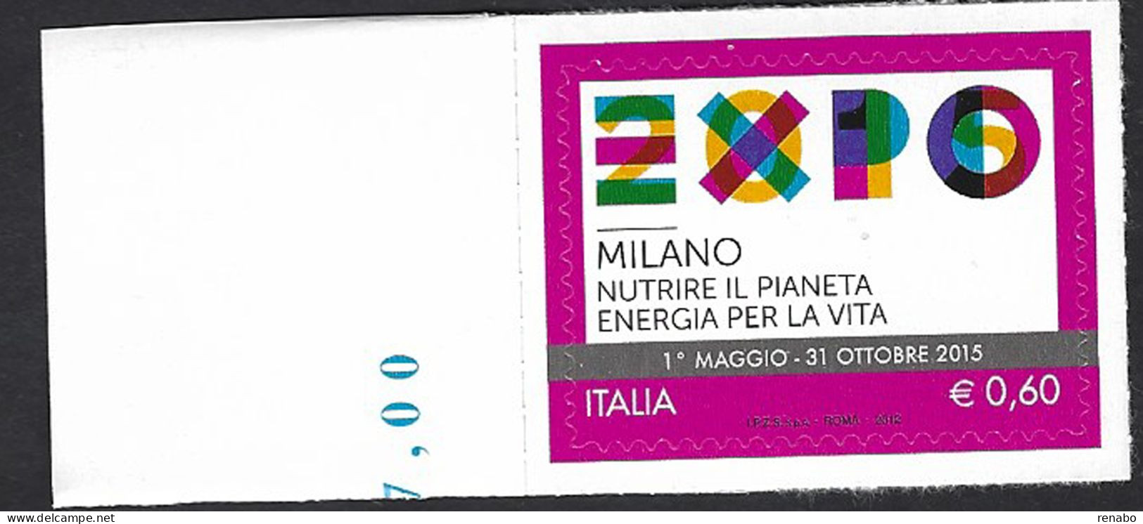 Italia, Italy, Italie, Italien 2012; Logo E Temi Dell’ EXPO “Milano 2015”, Logo And Themes Of EXPO "Milan 2015". - 2015 – Milán (Italia)