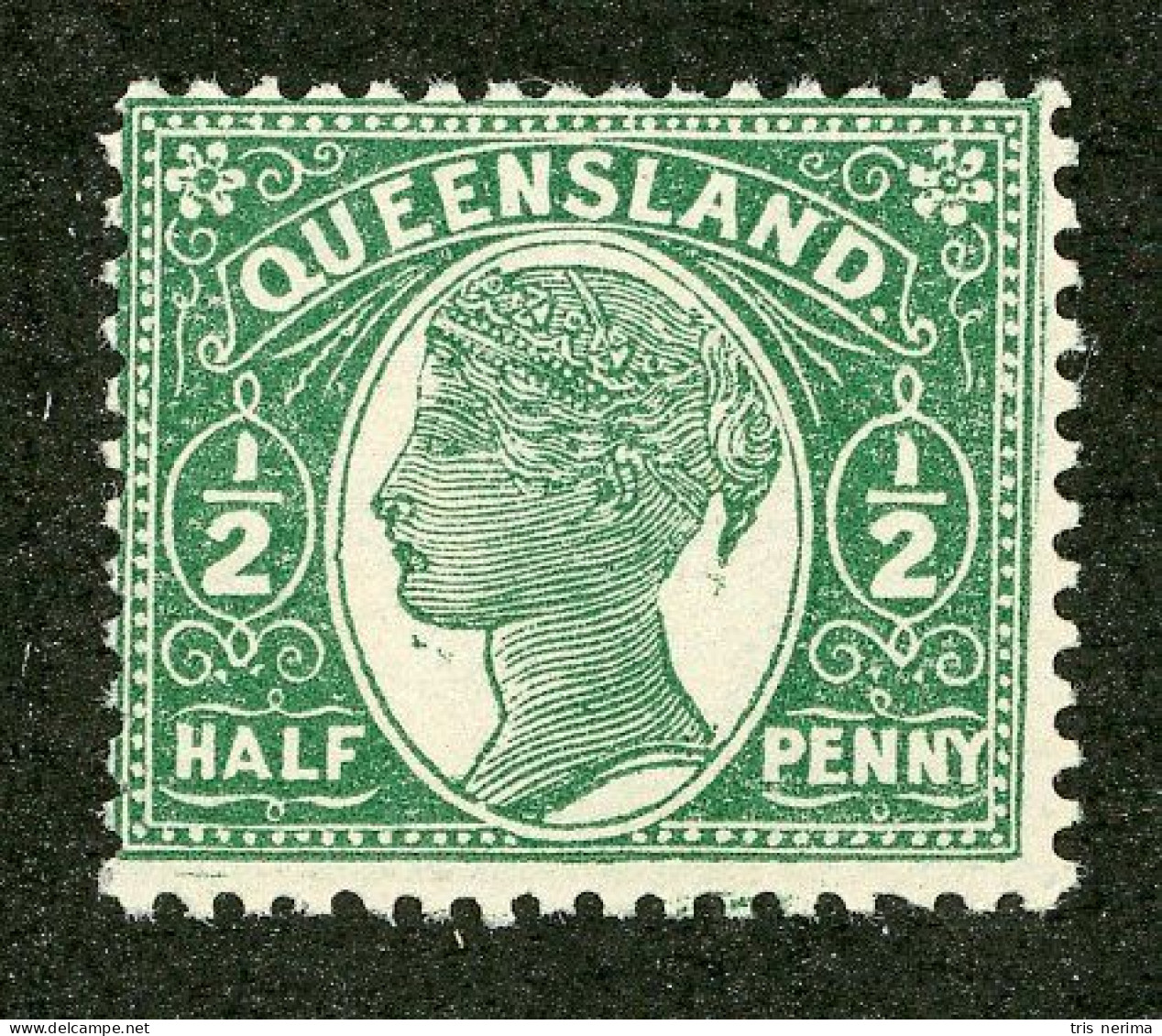 5010 BCx Queensland 1890 Scott 289 Mnh** (Lower Bids 20% Off) - Ongebruikt