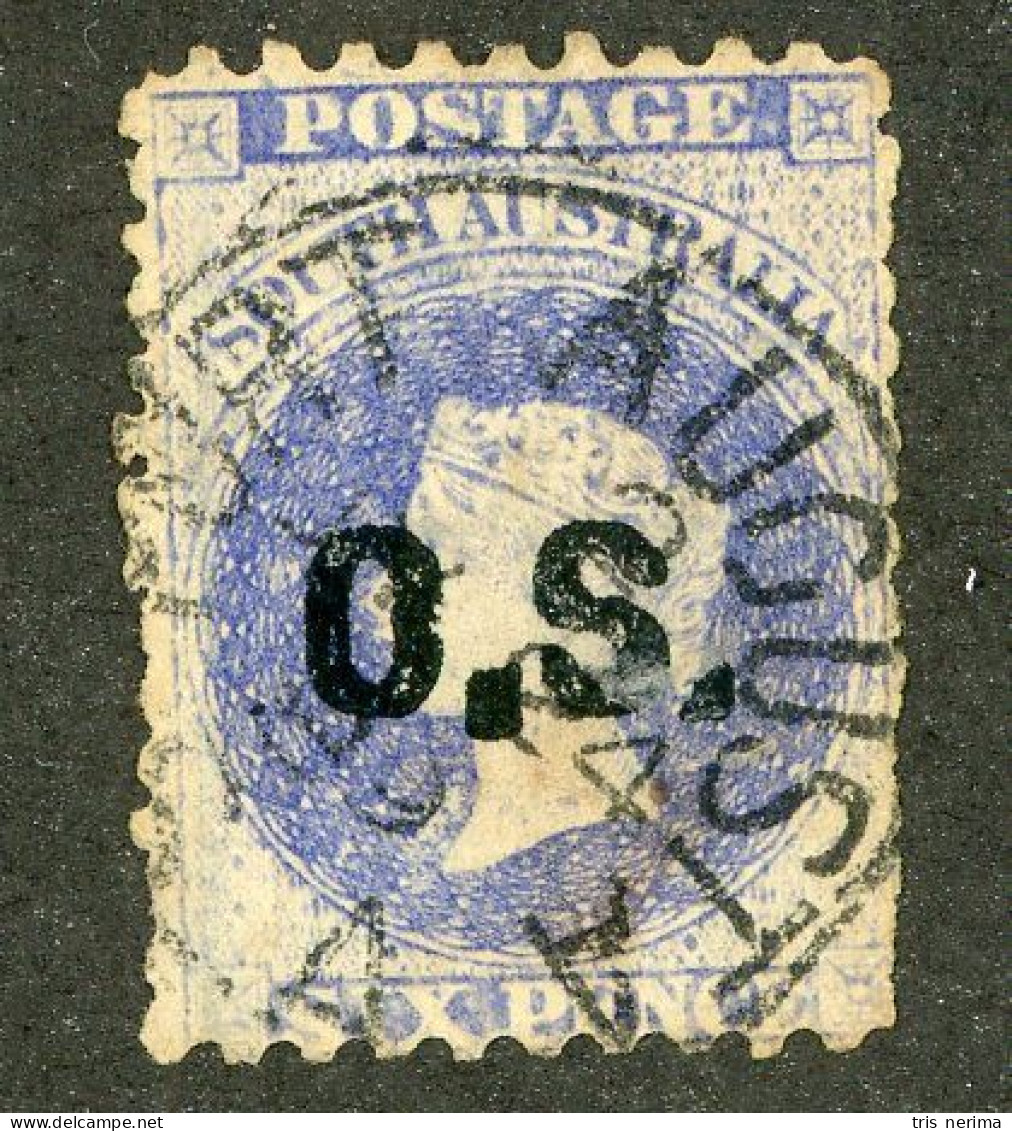 5016 BCx South Aus. 1874 Scott O-30 Used (Lower Bids 20% Off) - Oblitérés