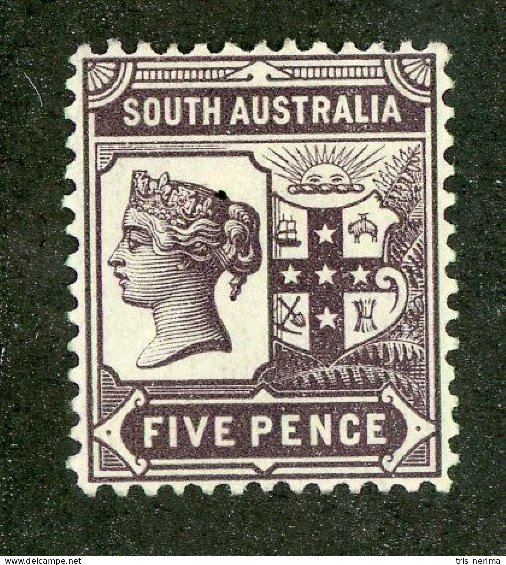 5027 BCx South Aus. 1895 Scott 110 M* (Lower Bids 20% Off) - Mint Stamps