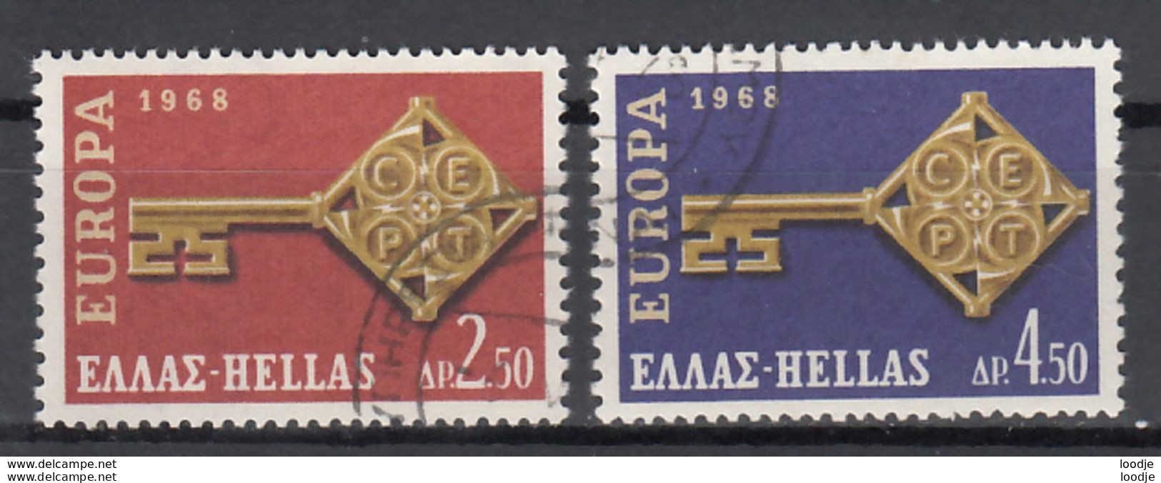 Griekenland   Europa Cept 1968 Gestemped - 1968