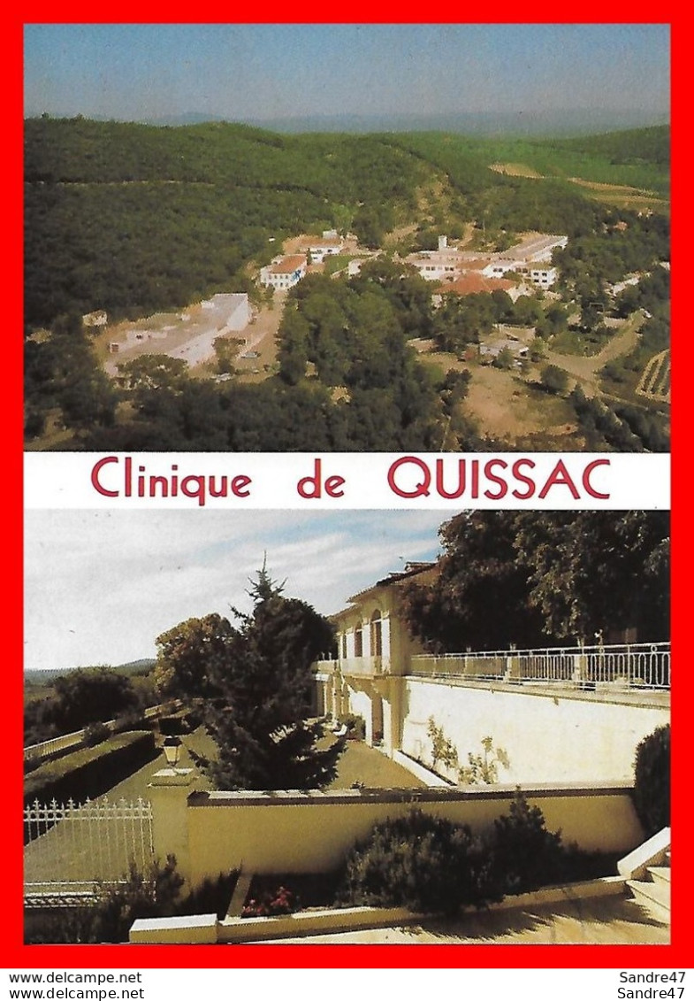 CPSM/gf (30)  QUISSAC.  Clinique De Quissac, Double Vue...*2143 - Quissac