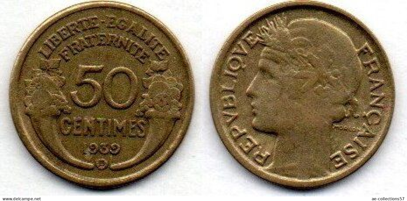 MA 23064 / 50 Centimes 1939 B TB+ - 50 Centimes