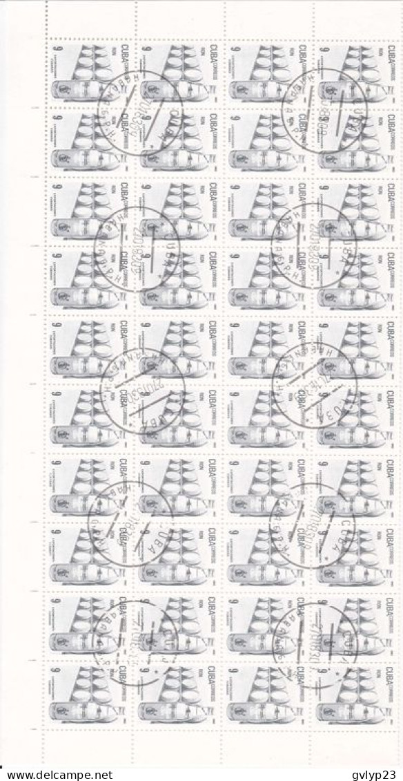 EXPORTATIONS OBLITéRéS FEUILLES DE 80 TIMBRES  N° 2338+2341+2343+2345 YVERT ET TELLIER 1982 - Collections, Lots & Series