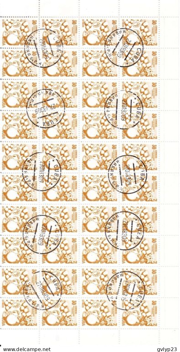 EXPORTATIONS OBLITéRéS FEUILLES DE 80 TIMBRES  N° 2338+2341+2343+2345 YVERT ET TELLIER 1982