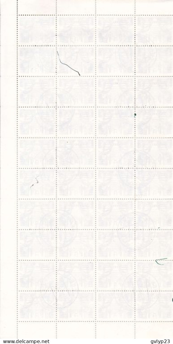 EXPORTATIONS OBLITéRéS FEUILLES DE 80 TIMBRES  N° 2338+2341+2343+2345 YVERT ET TELLIER 1982