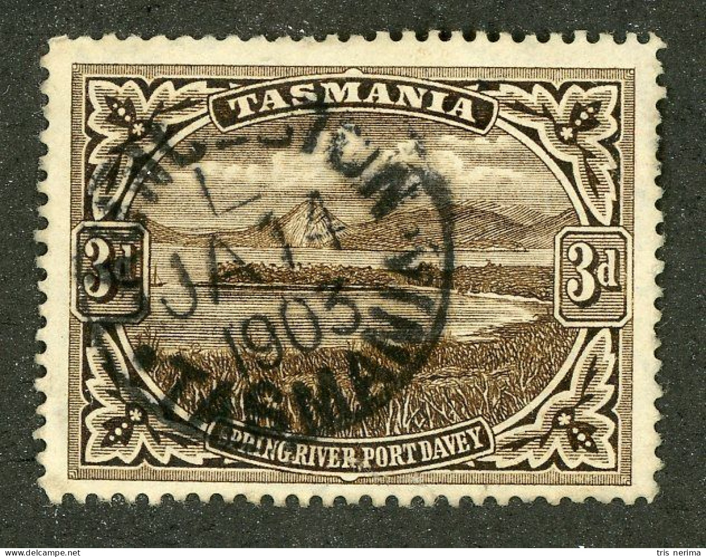 5052 BCx Tasmania 1899 Scott 90 Used (Lower Bids 20% Off) - Oblitérés