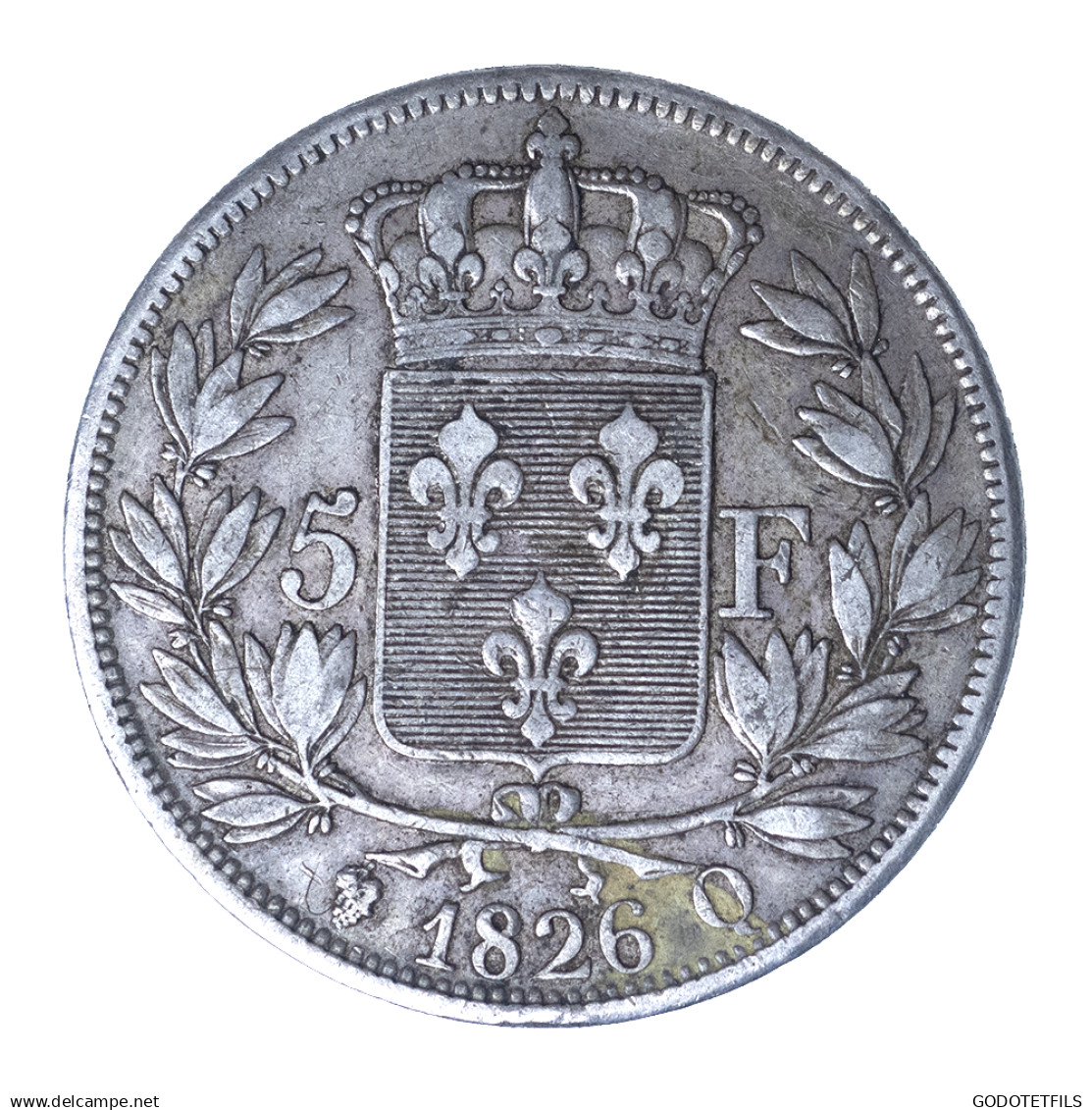 Charles X 5 Francs 1826 Perpignan - 5 Francs