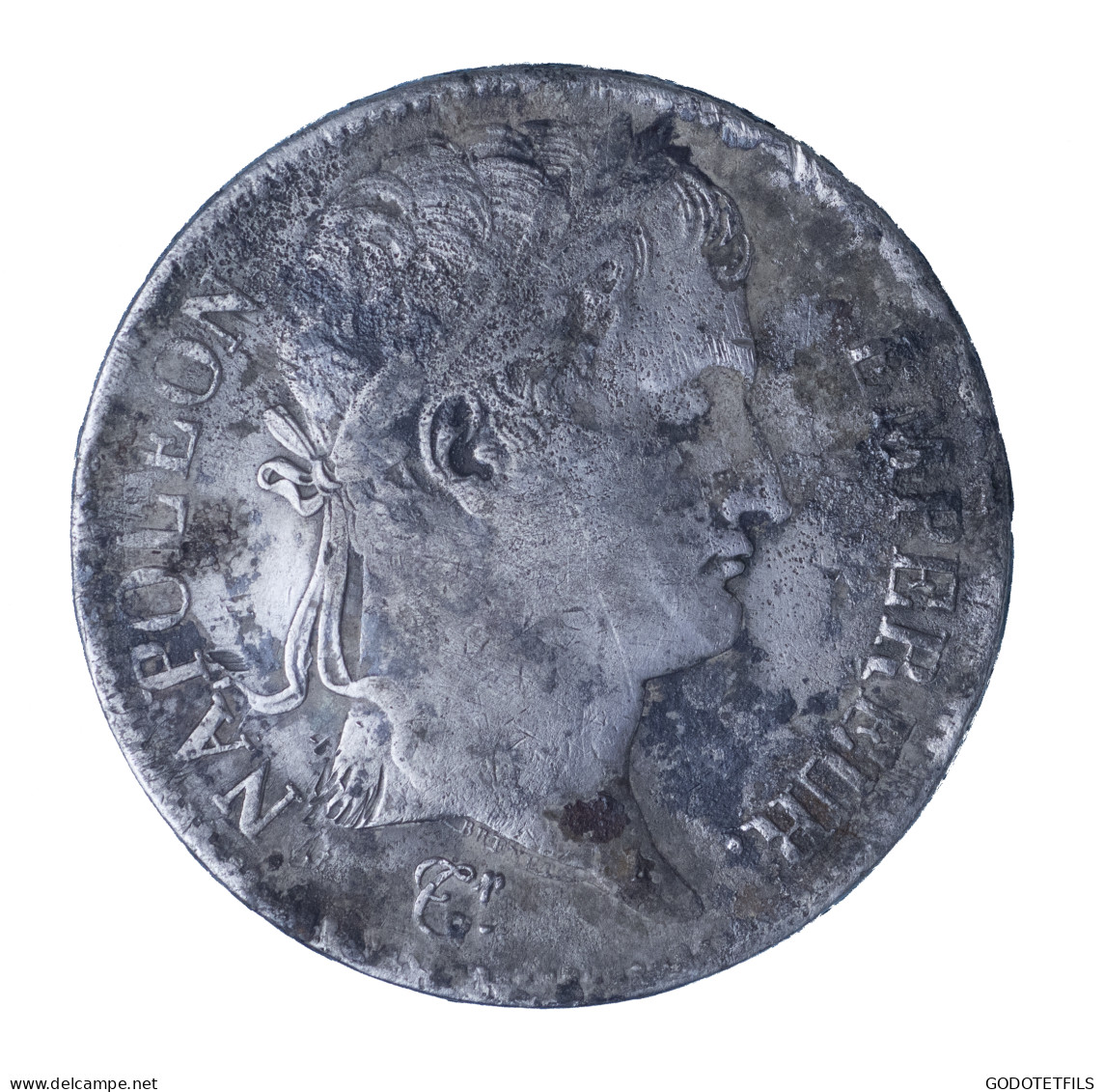 Napoléon Empereur, Empire Français 5 Francs 1813 Limoges - 5 Francs