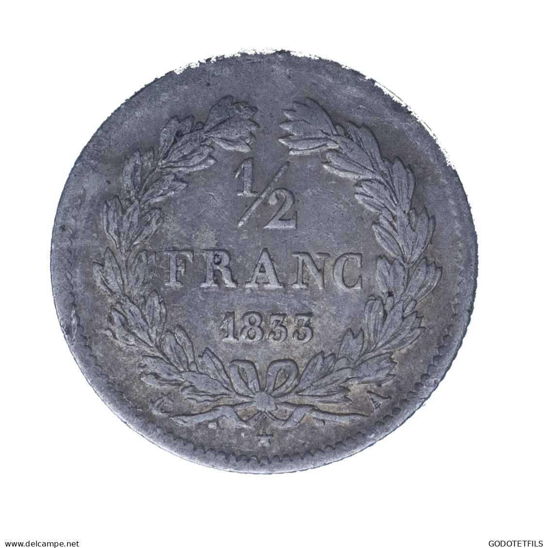 Louis-Philippe 1/2 Franc 1833 Paris - 50 Centimes