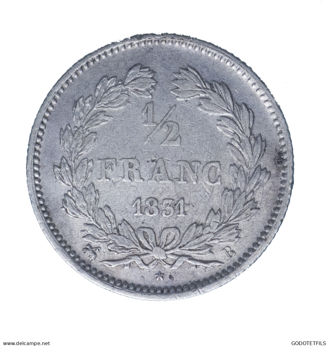 Louis-Philippe 1/2 Franc 1831 Rouen - 1/2 Franc