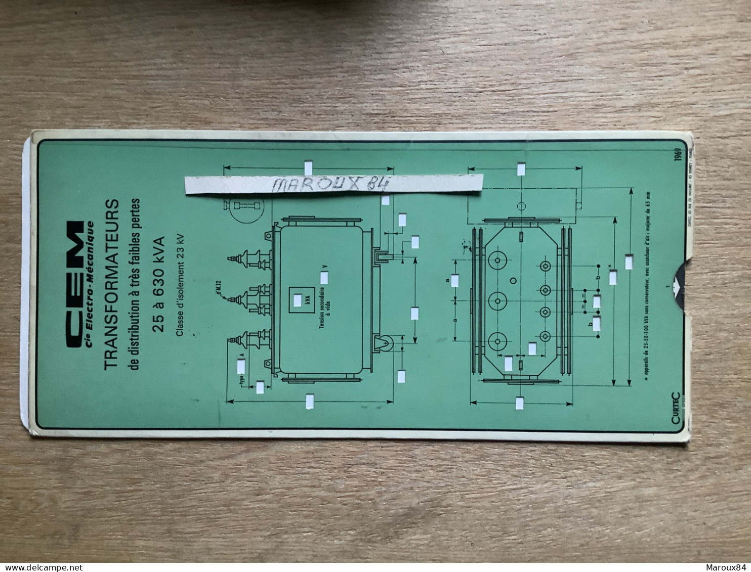 Curtec Règle Abaque Cem Transformateurs - Materiaal En Toebehoren