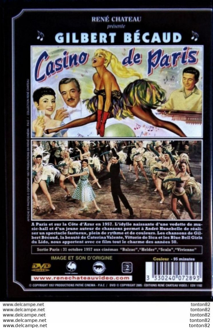 Casino De Paris - Gilbert Bécaud - Caterina Valente - Vittorio De Sica - Film De André Hunebelle . - Comédie Musicale