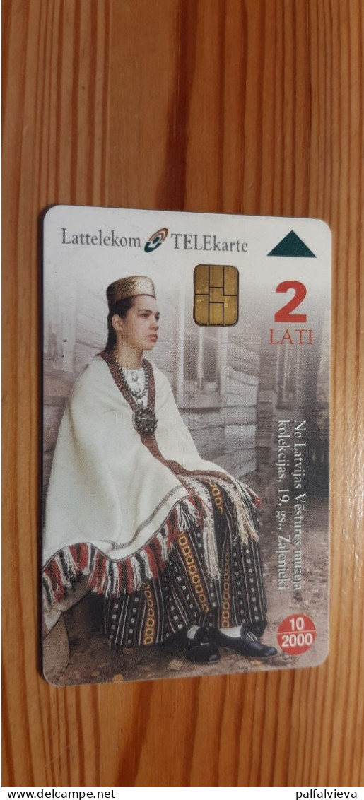 Phonecard Latvia - Folklore, National Costume - Lettonie