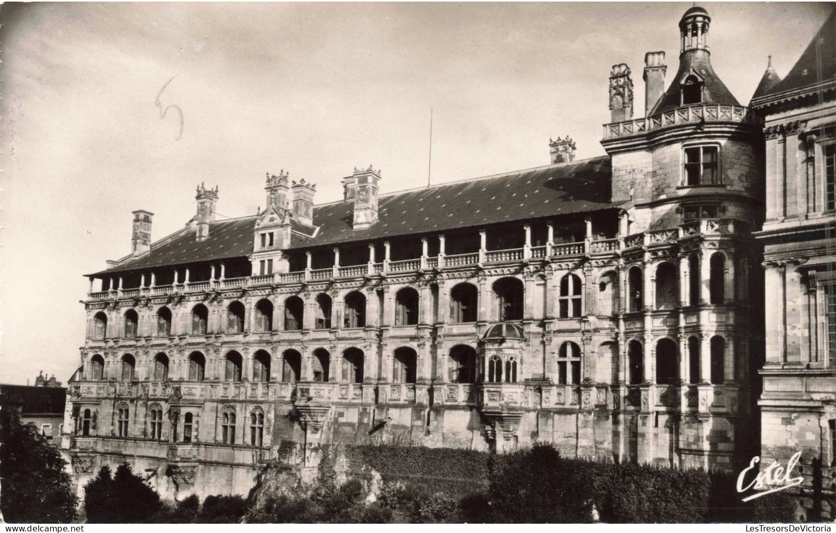 FRANCE - CHATEAU DE BLOIS - L'Aile François 1er -  Façade Des Loges - Edit. Estel - Carte Postale Ancienne - Blois