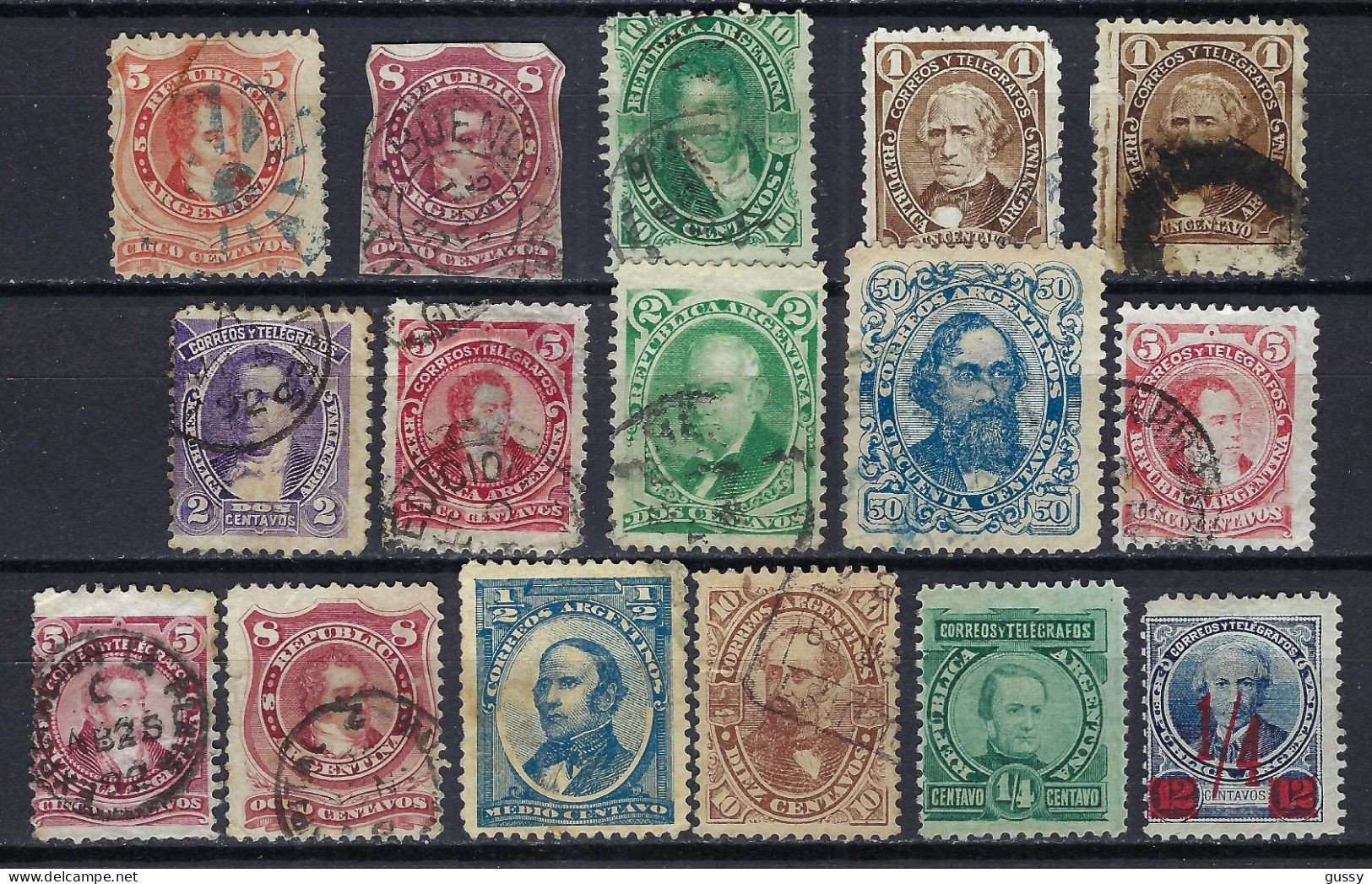 ARGENTINE Ca.1867-90: Lot D'obl. Et Neufs* - Used Stamps