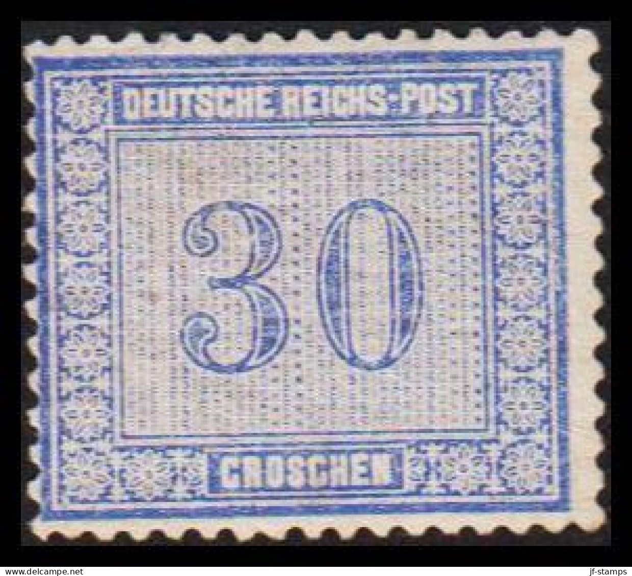 1872. DEUTSCHE REICHS-POST. 30 GROSCHEN. Nice Stamp Hinged, Thin Spot Reverse.  (Michel 13) - JF534008 - Ongebruikt
