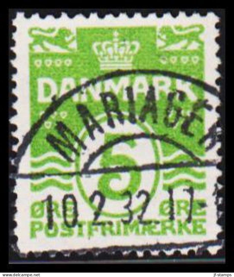 1930. DANMARK. 5 ØRE LUXUS Cancelled MARIAGER 20.2.32.  - JF534069 - Gebruikt