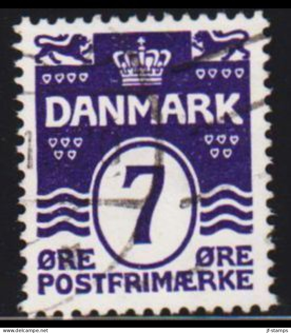 1930. DANMARK. 7 ØRE - JF534072 - Gebruikt