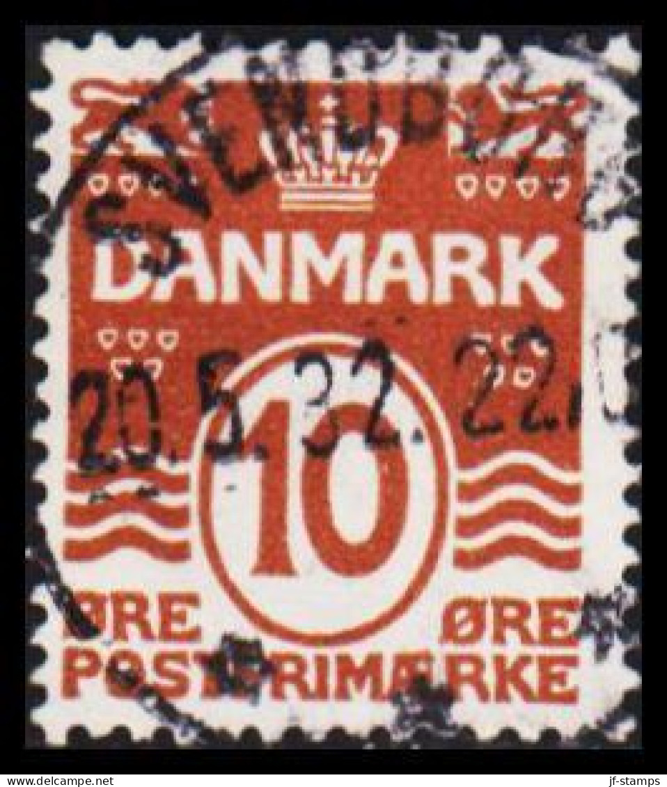 1932. DANMARK. 10 øre With Luxus Cancel SVENDBORG 20.5.32.  (Michel 184) - JF534075 - Oblitérés