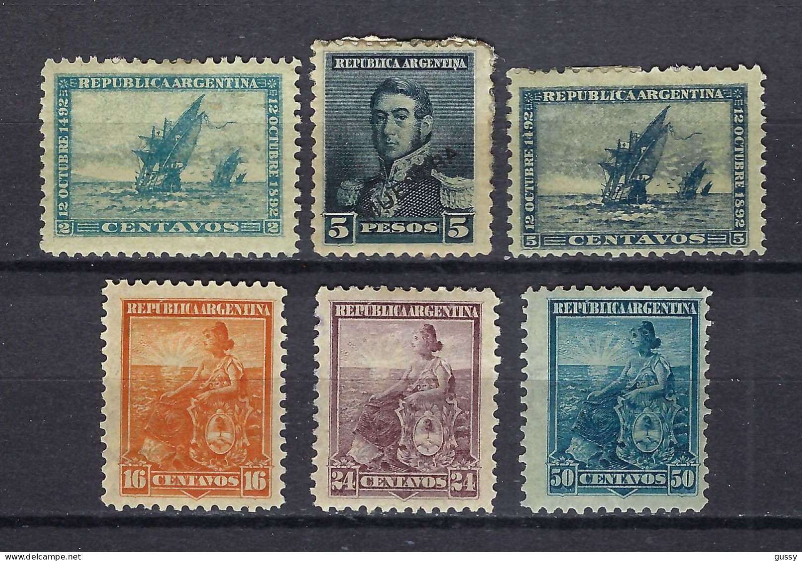 ARGENTINE Ca.1892-1903: Lot De Neufs* - Unused Stamps