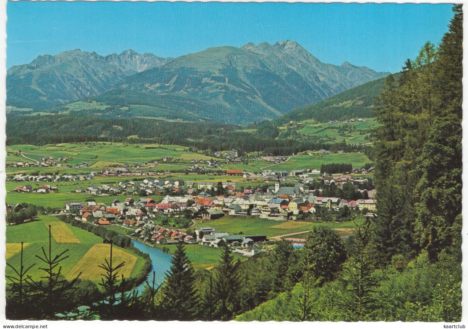 Tamsweg Im Lungau, 1024 M, Gegen Kasereck, 2748 M, Und Granitzl, 2070 M - (Salzburg, Österreich/Austria) - Tamsweg