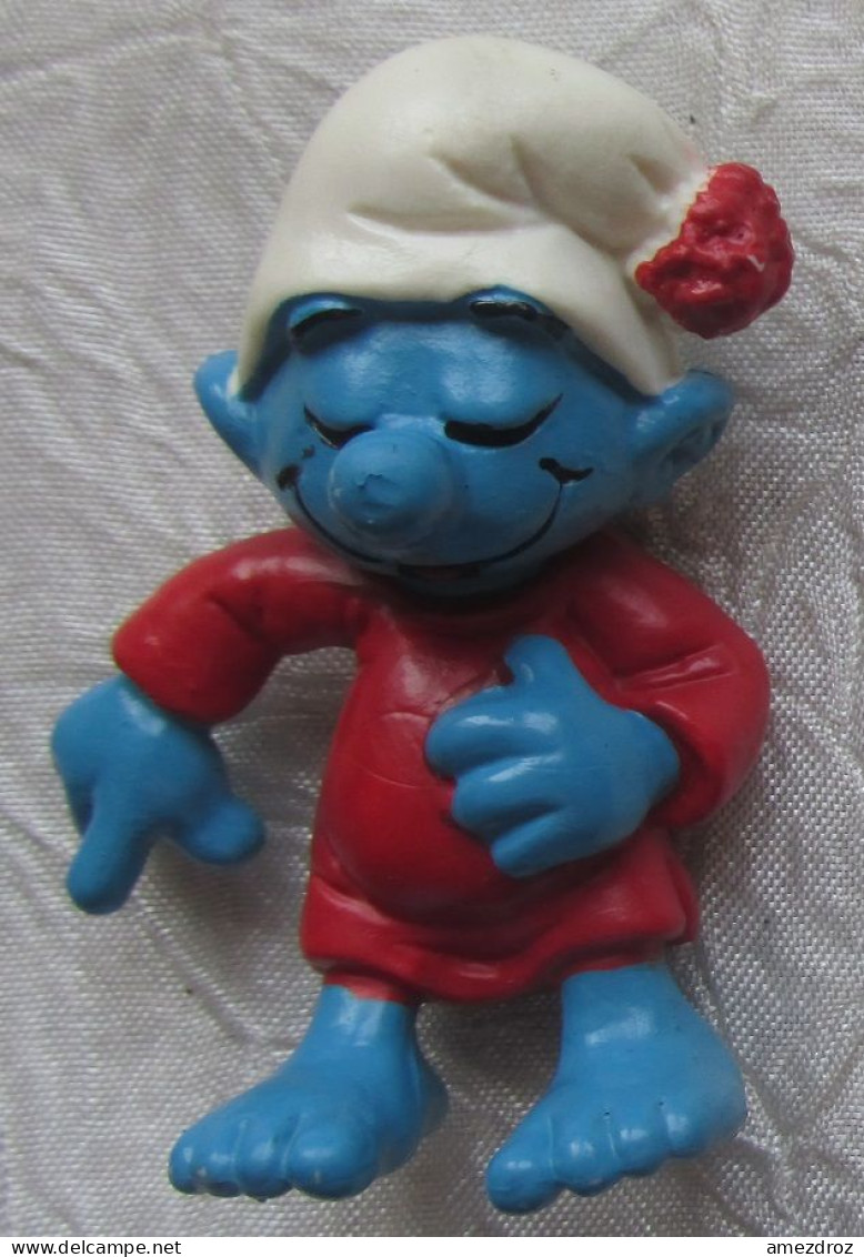 Quick 1982  - Schtroumpf Dormeur - Smurfs