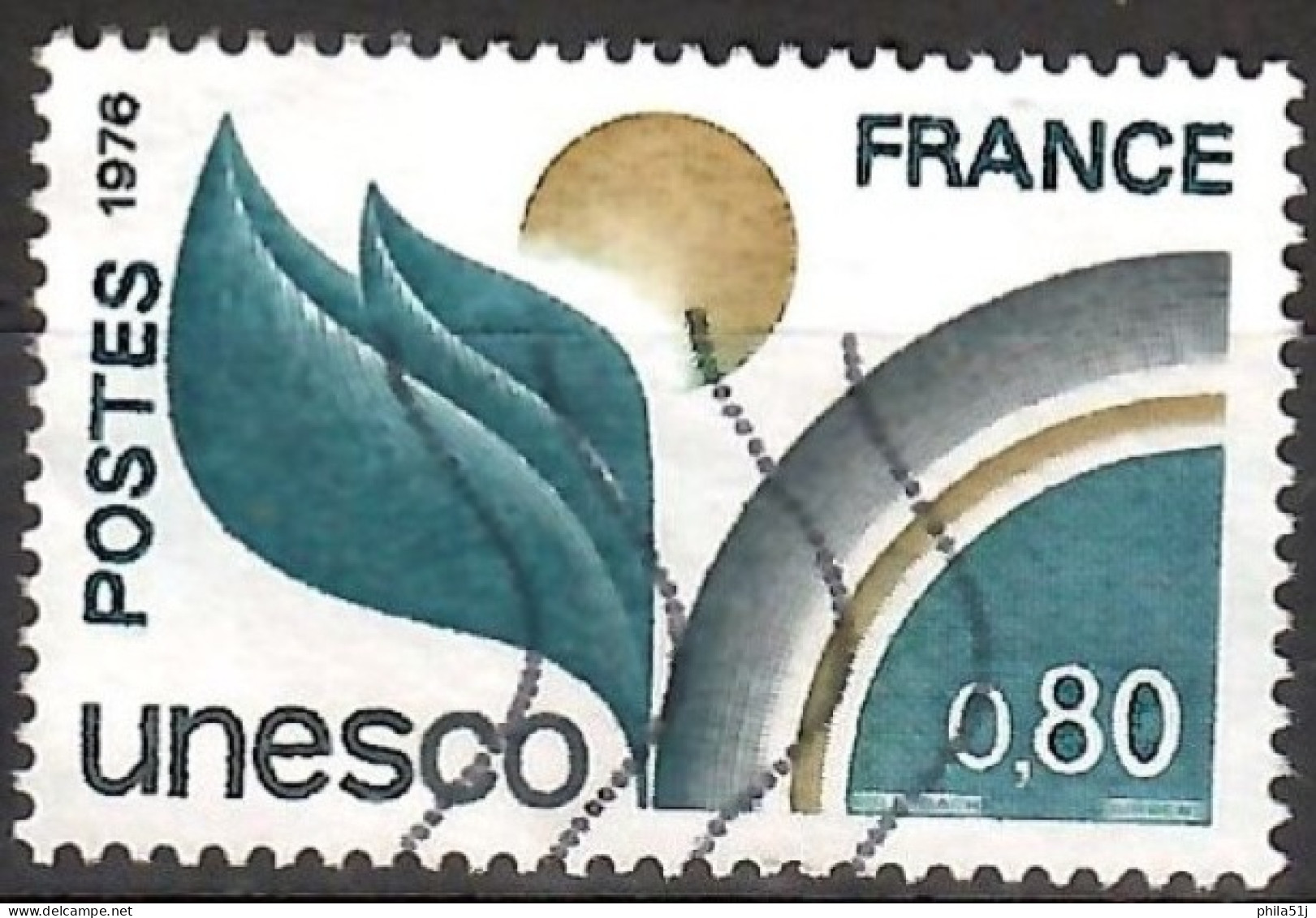 UNESCO   1976---  N°50 ---OBL  VOIR  SCAN - Used