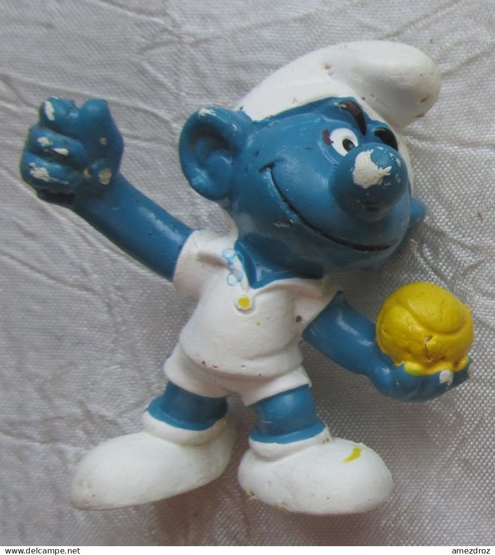 Schleich - Schtroumpf Jouant Au Volley Ball - Smurfs