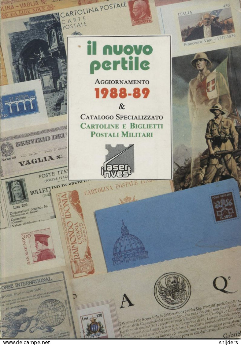 Il Nuovo Pertile 1988-89 & Catalogo Cartoline E Biglietti Postali Militari - Italia