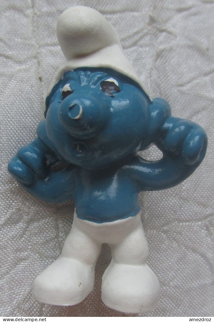 Schleich - Schtroumpf Qui Ce Bouche Les Oreilles - Smurfs