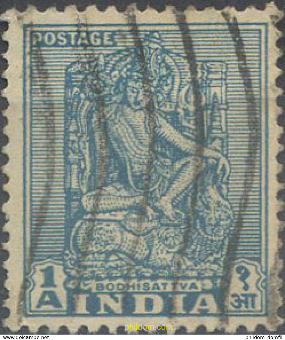 662033 USED INDIA 1949 2 ANIVERSARIO DE LA INDEPENDENCIA. FILIGRANA ESTRELLA MULTIPLE - Used Stamps