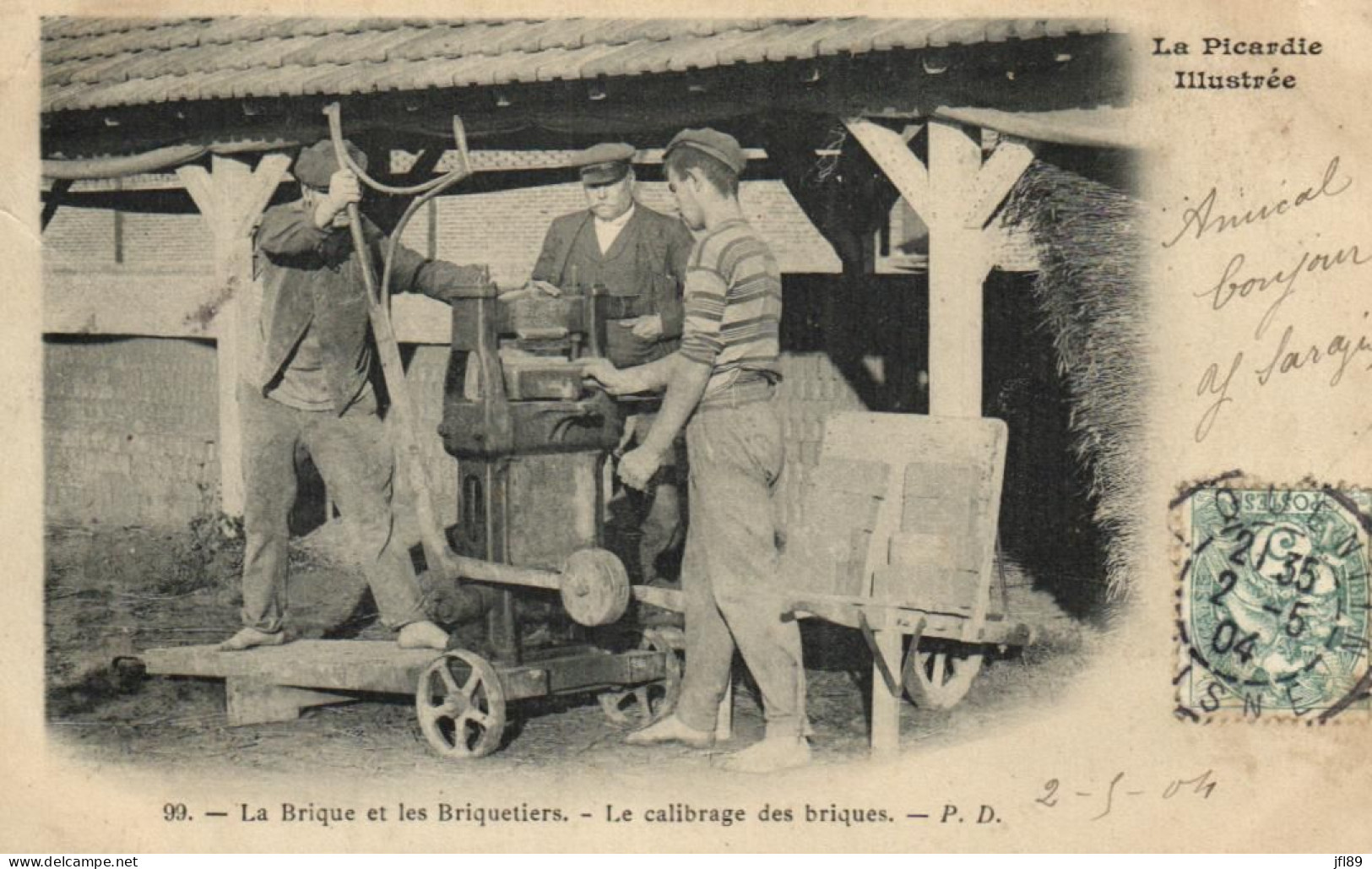 Thèmes > Métiers > Mines - La Picardie Illustrée - La Brique Et Les Briquetiers - 12065 - Mines