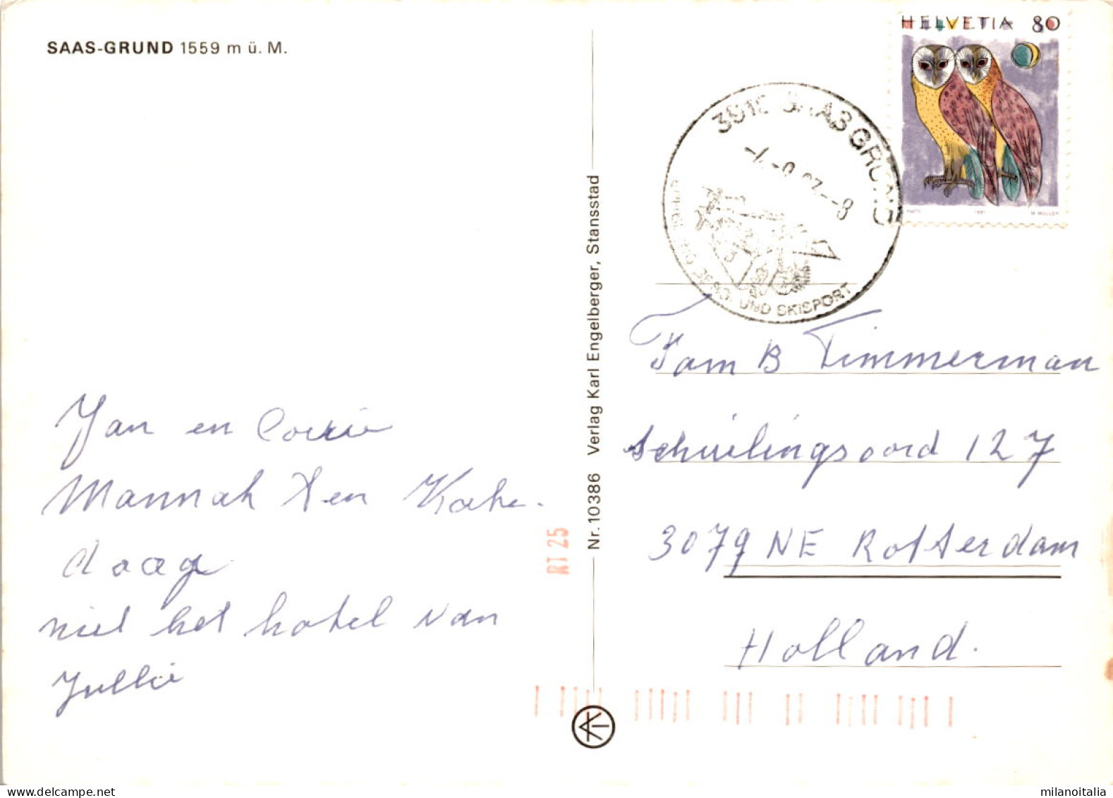 Saas-Grund (10386) * 4. 9. 1993 - Saas-Grund