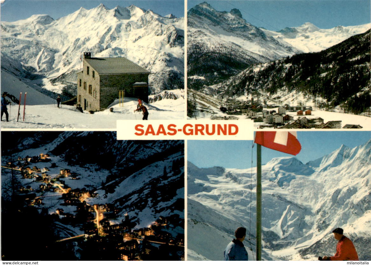 Saas-Grund - 4 Bilder (863) * 1974 - Saas-Grund