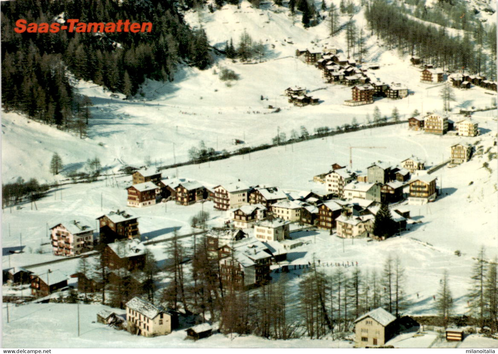 Saas-Tamatten Und Bidermatten Bei Saas-Grund (968) - Saas-Grund