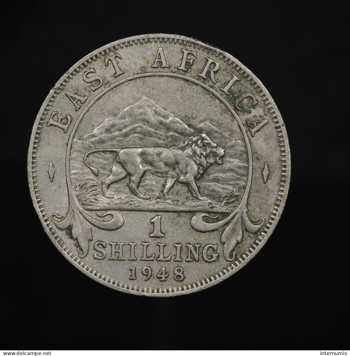 East Africa, George VI, 1 Shilling, 1948, Cu-N (Copper-Nickel), TTB (EF), KM#31 - Britse Kolonie