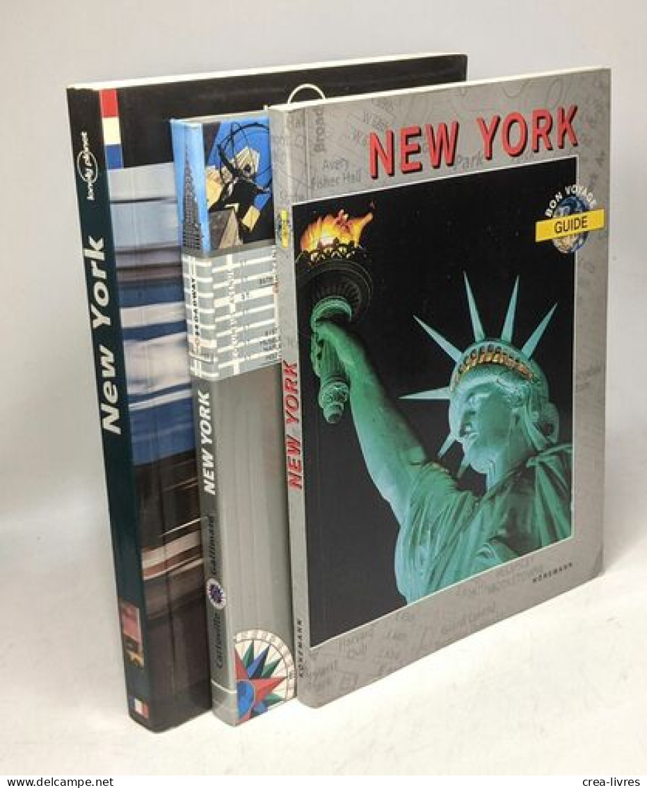 Tourism - New York (lonely planet) + New York Guide (Könemann) + New York  Cartoville Gallimard