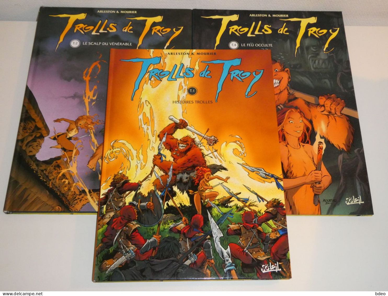 LOT EO TROLLS DE TROY TOMES 1/2/4/ TBE - Paquete De Libros