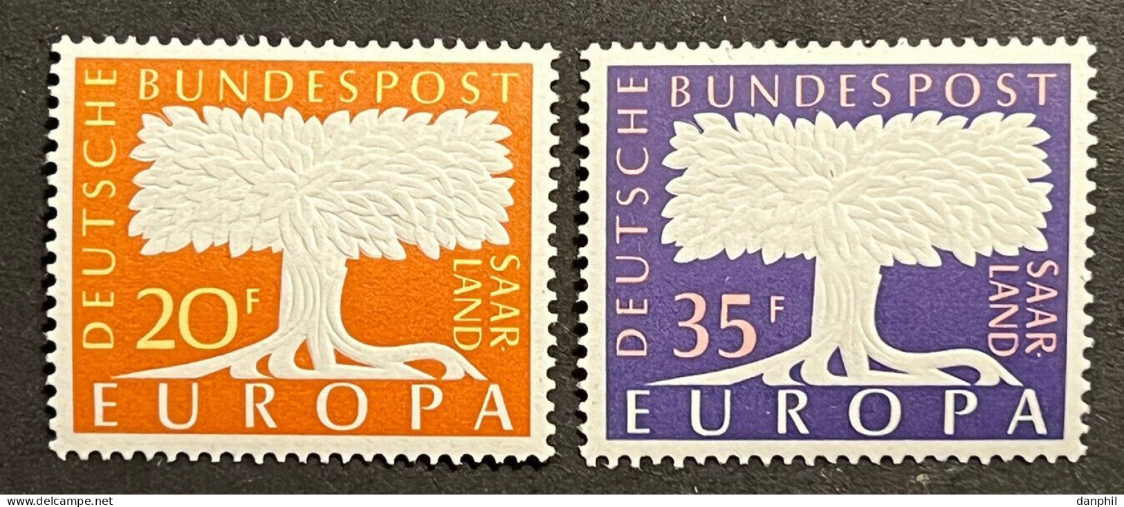 Germany - SAARLAND 1957 Europa CEPT (**)  Mi 402-03  M€ 2,-; Y&T 384-85 - €2,- - 1957