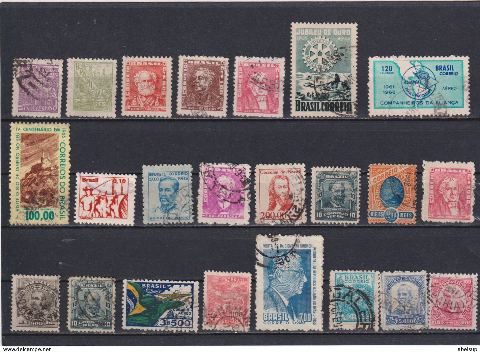 Lot De Vieux Timbres Oblitérés Du Brésil De  Années Diverses N° - Colecciones & Series