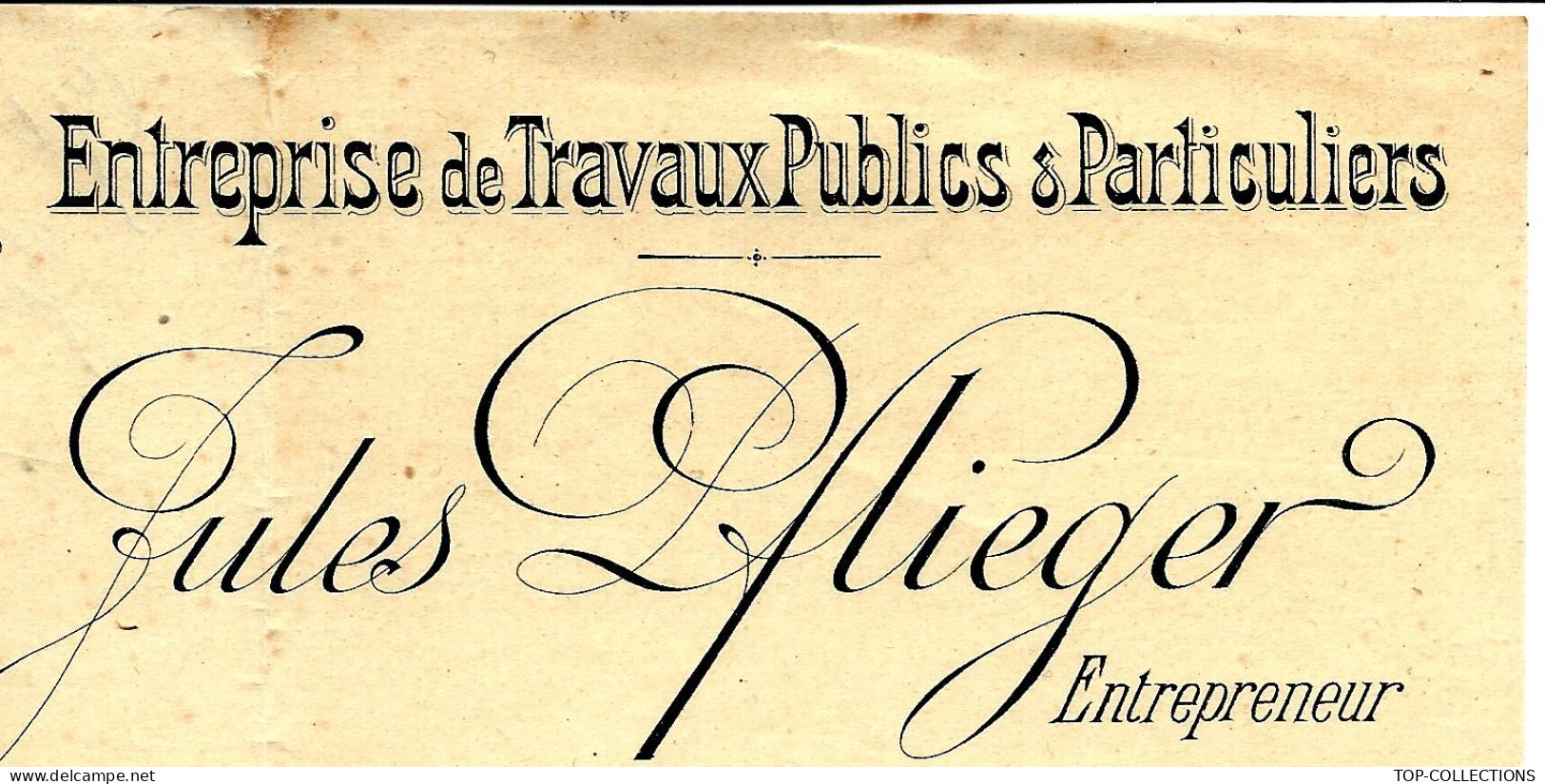 1910 ENTETE Jules Pfieger Giromagny Jura Pour Vairet Baudot Briqueterie Devenue Musée à Ciry Le Noble Saone Et Loire - 1900 – 1949