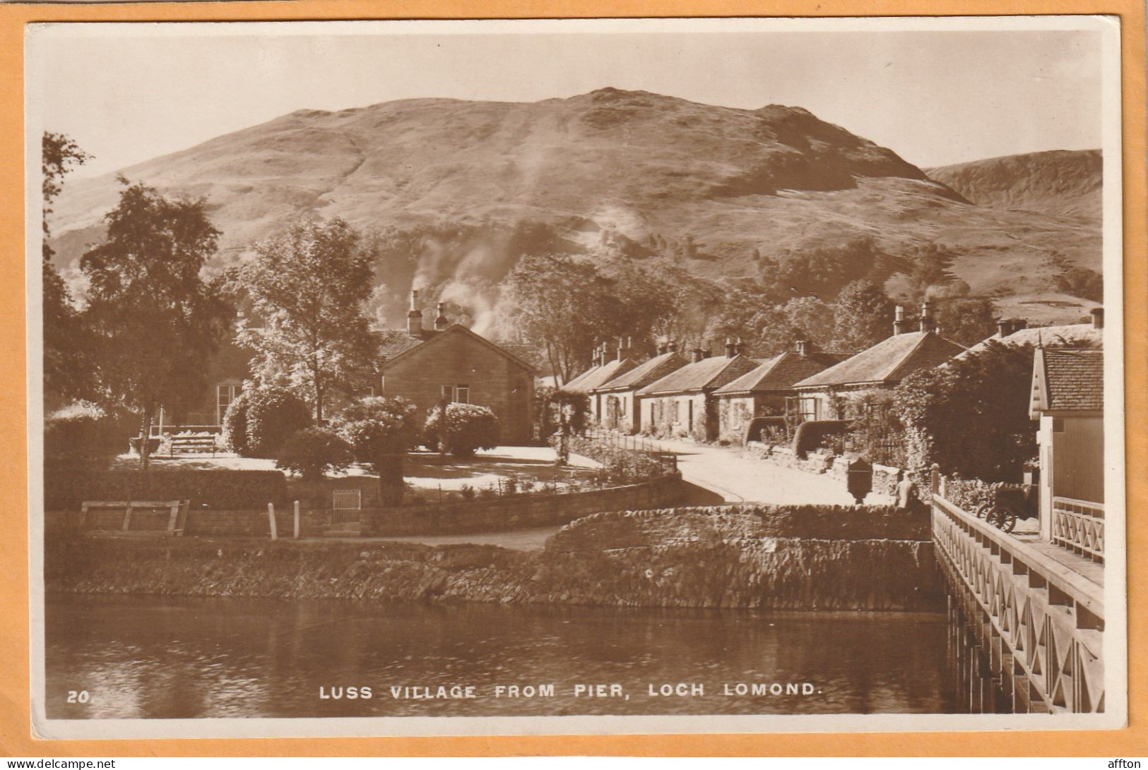 Loch Lomond UK Old Postcard - Dunbartonshire