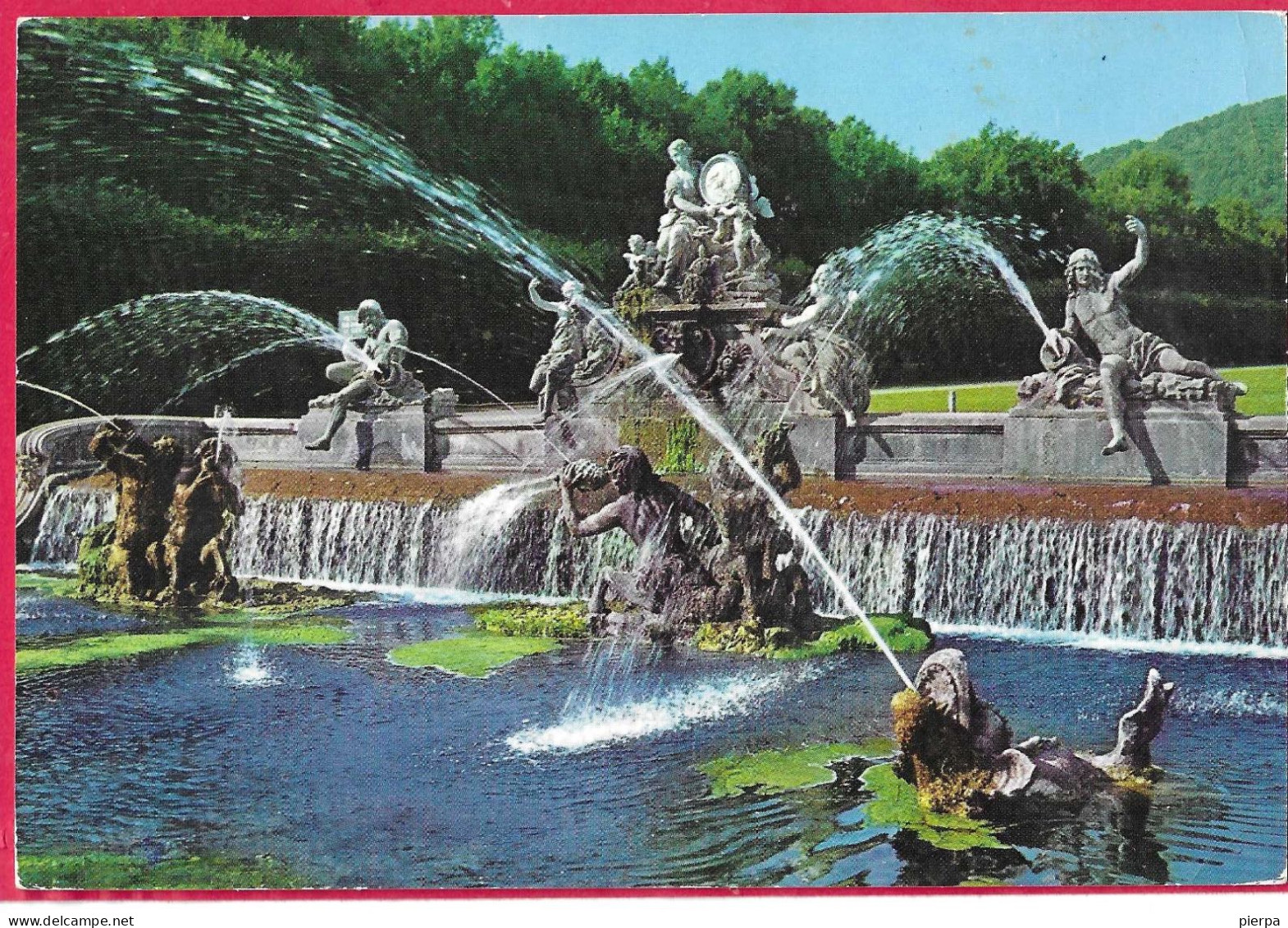 CASERTA - GIARDINO REALE - VIAGGIATA 1963 - Caserta