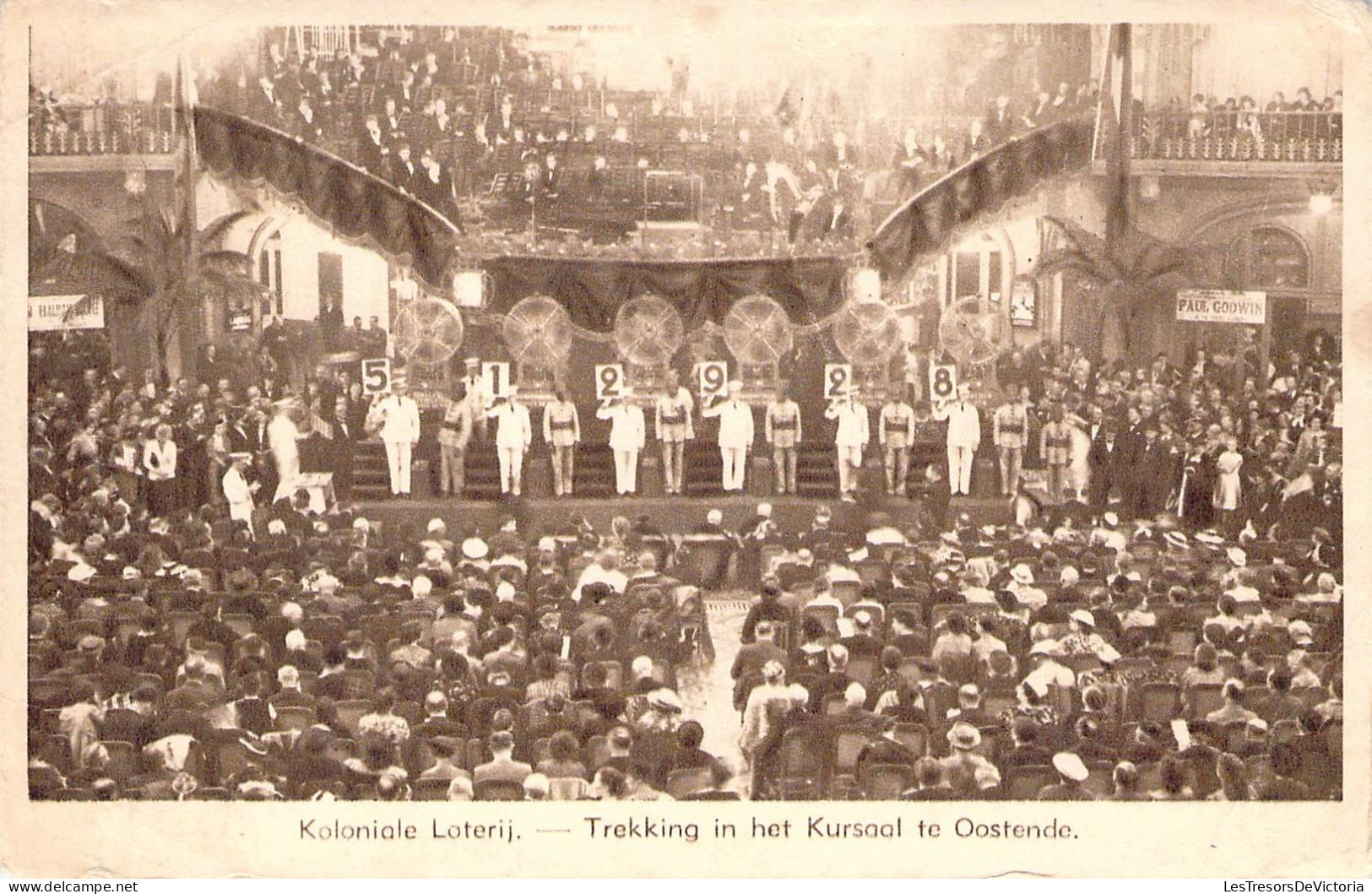 BELGIQUE - OOSTENDE - Trekking In Het Kursaal - Carte Postale Ancienne - Oostende