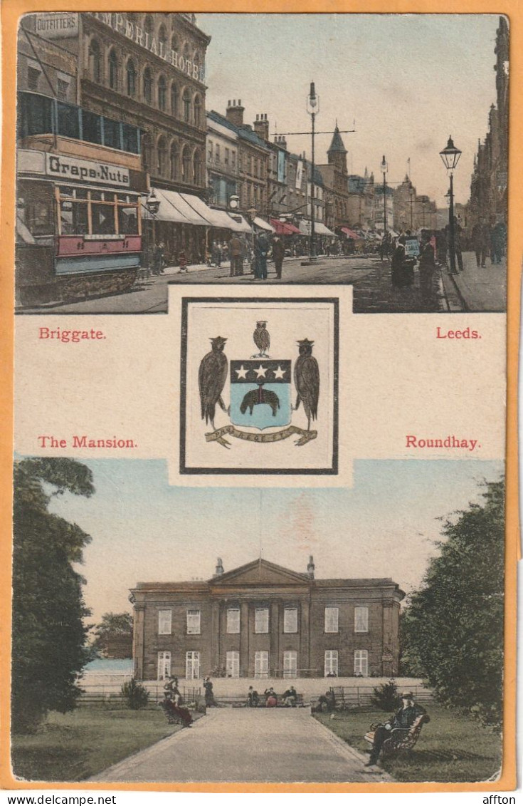 Leeds UK 1906 Postcard - Leeds